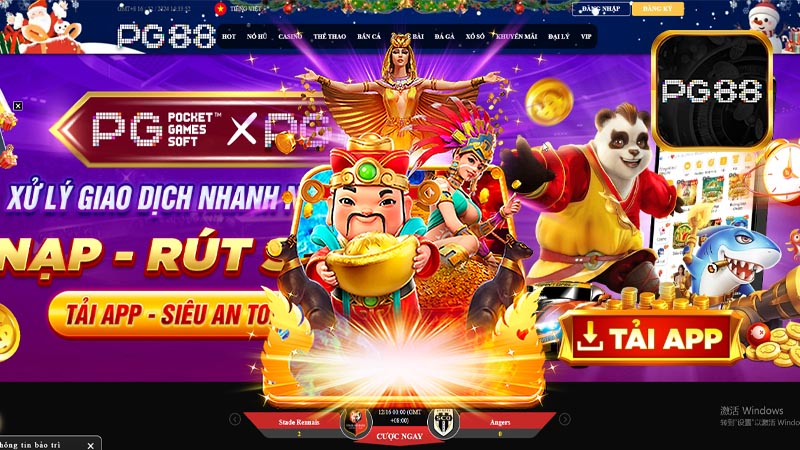 Trải nghiệm chơi game tại PG88